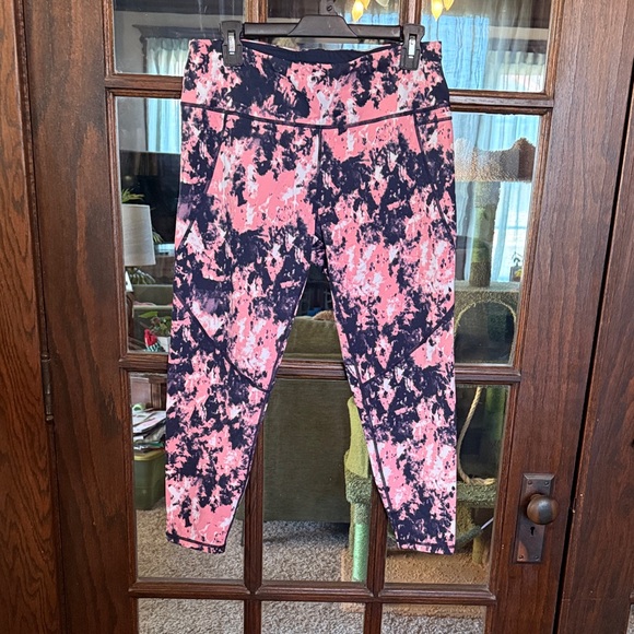 Sweaty Betty Pants - Sweaty‎ Betty Vibrant Pink and Blue Leggings